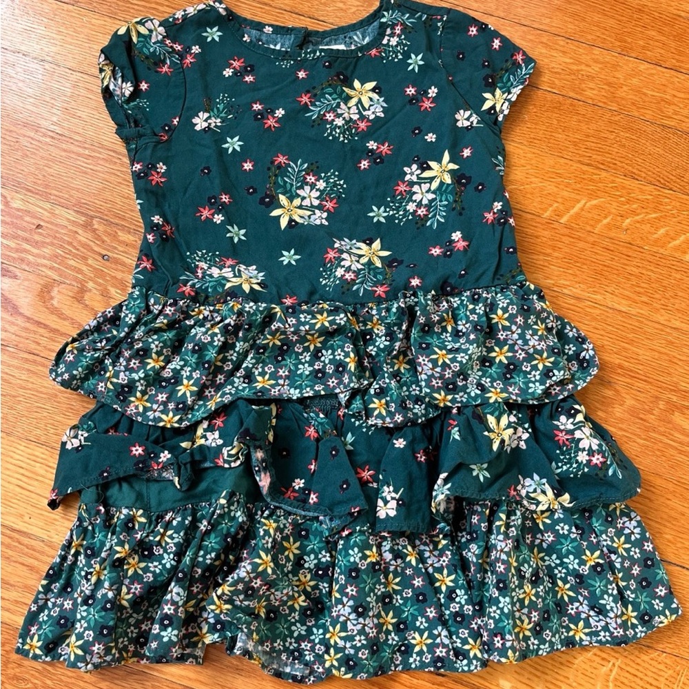 Gap Kids Dress Ruffles Floral Flower Girl